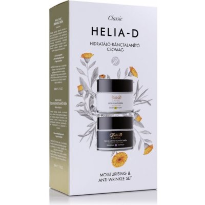 Helia-D Classic hydratačný krém pre suchú pleť 50 ml + nočný krém proti vráskam 50 ml