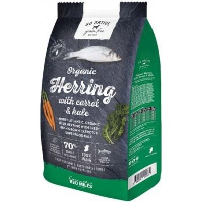 GO NATIVE Herring with Carrot and Kale 4kg obsahuje až 70% mäsa zo sleďa