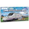 Vysokorychlostní vlak Renfe Aves-102 s diorámatem krajiny