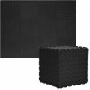 Springos Penová puzzle podložka 30x30x1 cm súprava 12ks čierna
