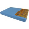 Brotex Jersey plachta na posteľ svetlomodrá, 180 × 200 cm dvojposteľ