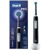 Oral-B Pro 1 čierna rotačná elektrická zubná kefka s puzdrom