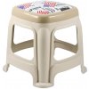 HomePRO 136794 Taburetka, Stolička 32x26cm, béžová