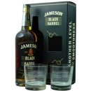 Jameson Black Barrel 40% 0,7 l (darčekové balenie 2 poháre)