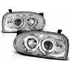 Tuning Tec Přední světla VW GOLF 3 09.91-08.97 ANGEL EYES CHROMOVÉ