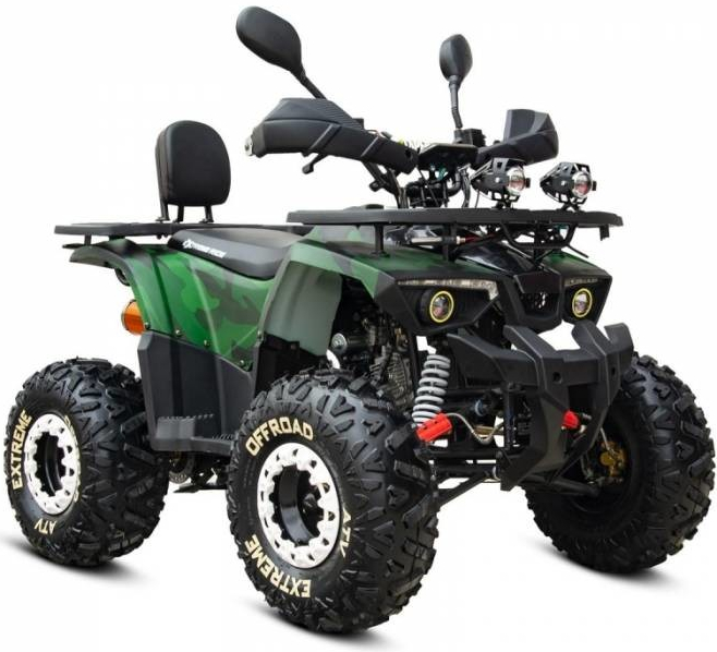 Sunway - ATV HUNTER XTR 125cc RS Edition - 3G - Kamuflage - zelená