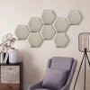 RE-DESIGN, Čalúnený panel, Hexagon, 30x26cm, 1ks Farba: Béžová