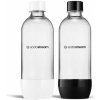 SODASTREAM JET 2x1l Black And White - plastové fľaše vhodné do umývačky - čierna a biela