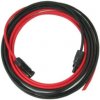 KUONGSHUN ELECTRONICS Solárny kábel 6mm2, červený+čierny s konektormi MC4, 3m