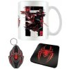 Pyramid Darčeková sada - Spiderman čierny hrnček, podtácka a kľúčenka