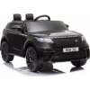 Lean Cars Elektrické autíčko Range Rover lakované motor 2x45W batéria 1x12V45Ah čierna