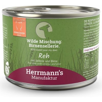 Herrmanns Srnčie mäso so zelerom a hruškou 200 g