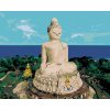 Diamantové maľovanie Diamondi - BUDDHA A OCEÁN, 40x50 cm, bez rámu a bez vypnutia plátna (604122A)