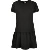 Ladies Valance Tee Dress - black L