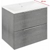 Sapho CIRASA umývadlová skrinka 58x54x39cm, dub strieborný CR592-1111