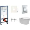 Cenovo zvýhodnený závesný WC set Grohe do ľahkých stien / predstenová montáž + WC SAT Brevis SIKOGRS3W0