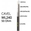 Koaxiálny kábel CAVEL WL240, PE, 50 Ohm 6,10mm