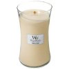 WoodWick Vanilla Bean vonná sviečka s dreveným knôtom 609,5 g