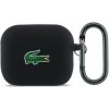 Lacoste Liquid Silicone Croc Logo puzdro pre AirPods Pro 3, čierne 57983128170