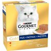 Gourmet Gold tuniak pečeň morka hovädzie 8 x 85 g