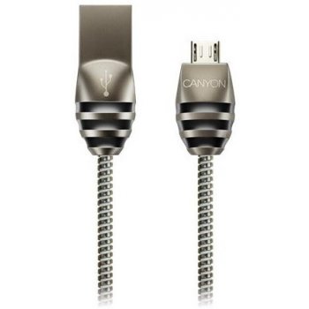 Canyon CNS-USBM5DG micro-USB / USB 2.0, 1m, tmavo-šedý