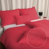 Biante Ľanové posteľné obliečky LEN-027 Sýto červené 140x200 cm a 70x90 cm