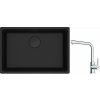 Súprava granitový drez Franke Maris 125.0697.758, kuchynská batéria Franke Lina 115.0712.420