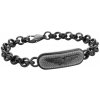 Police Čierny pánsky náramok z ocele PJ26401BSULGR 19 cm