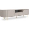 Wilsondo Široký TV stolík Ovalio - piesková