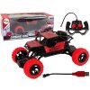mamido Cervené terénne ovládané diaľkovo elektrické autíčko R/C 1:18