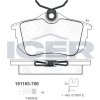 Sada brzdových platničiek kotúčovej brzdy ICER 181165-700 181165-700