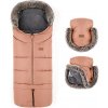 Petite&Mars Set zimný Arctic 4v1 Furry Pastel Peach