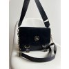 Laura Biaggi crossbody kabelka s dvoma ramienkami DX-F287-blackZAMMAT Čierna