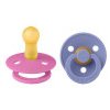 BIBS Colour cumlíky z prírodného kaučuku 2ks – veľkosť 2, BUBBLEGUM PERI