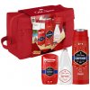 Old Spice Captain deodorant 50 ml + sprchový gél 3v1 na tvár, telo a vlasy 250 ml + voda po holení 100 ml + drevený barel
