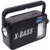 Verk 27544 Prenosné analógové rádio AM/FM/SW, Micro USB, 3,7 V, 1200 mAh, čierne