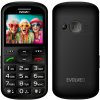 EVOLVEO EasyPhone XS, mobilný telefón pre seniorov, čierny