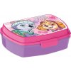 STOR Plastový desiatový box Paw Patrol 17,5x14x5,5cm ružový