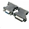 OEM Kab. redukce DVI-A do VGA M/F, černá A-DVI-VGA-BK Gembird