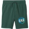 Chlapčenské kraťasy GAP, FRAN LOGO FASH tmavo zelená,Tyrkysová XS