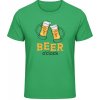 Akciové Gildan Soft-Style Tričko - Dizajn - Čas na Pivo - Irish Green - L - Pánske