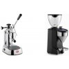 La Pavoni Europiccola Lusso + Rocket Espresso FAUSTO 2.1, black
