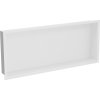 Mexen X-Wall-R, polička na zapustenie na obklad s golierom 75 x 30 cm, biela, 1920753010