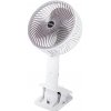 Verk 27027 Bezdrôtový skladací ventilátor s klipom biely