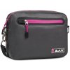 Bix Max Aqua Value Bag Charcoal/Fuchsia