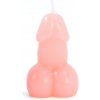 Diablo picante - penis shaped candle in pink color