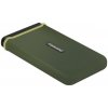 Transcend ESD380C 500GB USB 3.2 Gen 2x2 (USB-C) Externý Anti-Shock SSD disk (3D TLC), 2000MB/R, 2000MB/W, armádna zelená