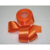 Stuha saténová 40mm oranžová