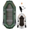 KOLIBRI K-260 TP nafukovací čln s pevnou podlahou + držiak motora - 73926 Zelená 73926, 77537-01