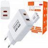Rýchla Nabíjačka Sieťová kocka GAN Konektor USB-C USB-A pre iPhone telefónu